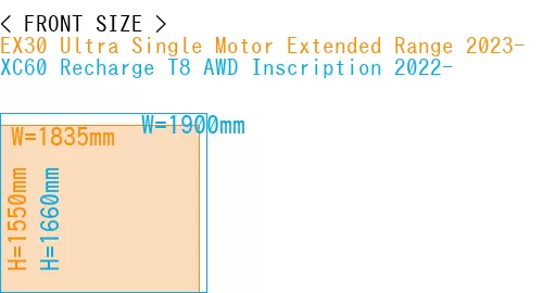#EX30 Ultra Single Motor Extended Range 2023- + XC60 Recharge T8 AWD Inscription 2022-